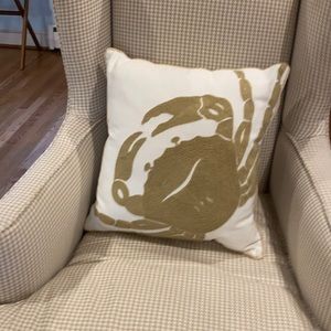 2 Coastal Crustaceans Throw Pillow Covers